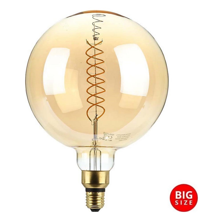 LED pritemdoma elektros lemputė FILAMENT G200 E27/8W/230V 1800K