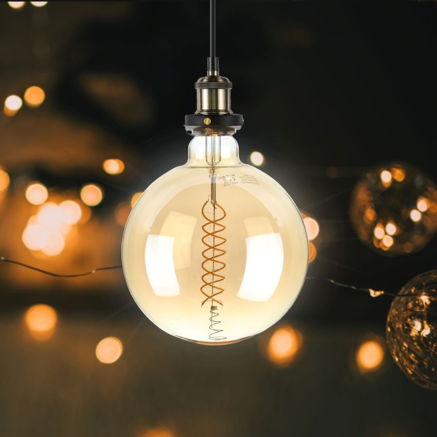 LED pritemdoma elektros lemputė FILAMENT G200 E27/8W/230V 1800K