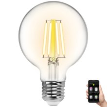 LED pritemdoma elektros lemputė FILAMENT G80 E27/6W/230V 2700-6500K Wi-Fi - Aigostar