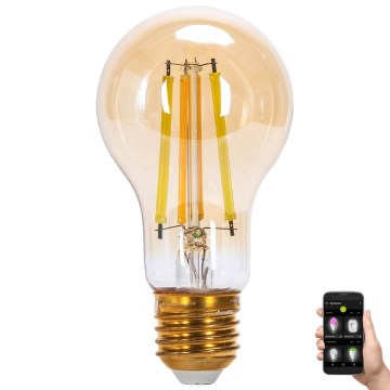 LED pritemdoma elektros lemputė FILAMENT MESH Išmanus A60 E27/6W/230V 2700-6500K - Aigostar