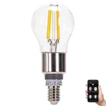 LED pritemdoma elektros lemputė FILAMENT MESH Išmanus G45 E14/4,5W/230V 2700-6500K - Aigostar