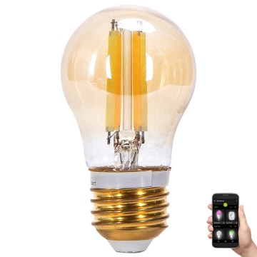 LED pritemdoma elektros lemputė FILAMENT MESH Išmanus G45 E27/4,5W/230V 2700-6500K - Aigostar