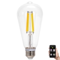 LED pritemdoma elektros lemputė FILAMENT MESH Išmanus ST64 E27/6W/230V 2700-6500K - Aigostar