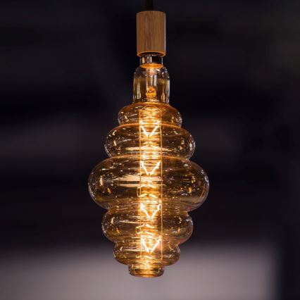 LED pritemdoma elektros lemputė FILAMENT S200 E27/8W/230V 1800K