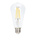 LED pritemdoma elektros lemputė FILAMENT ST64 E27/6W/230V 2700K - Aigostar