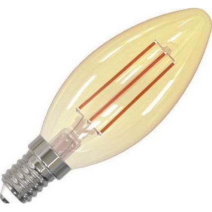 LED pritemdoma elektros lemputė FILAMENT VINTAGE C35 E14/6W/230V 2000K