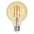 LED pritemdoma elektros lemputė FILAMENT VINTAGE G95 E27/12W/230V 2000K