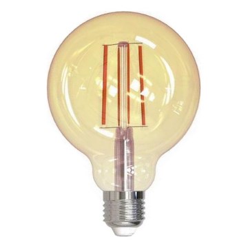 LED pritemdoma elektros lemputė FILAMENT VINTAGE G95 E27/12W/230V 2000K