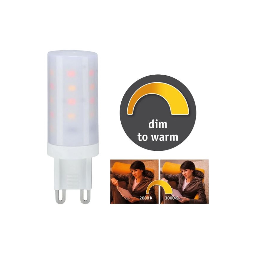LED pritemdoma elektros lemputė G9/4W/230V 2000-3000K - Paulmann 28819