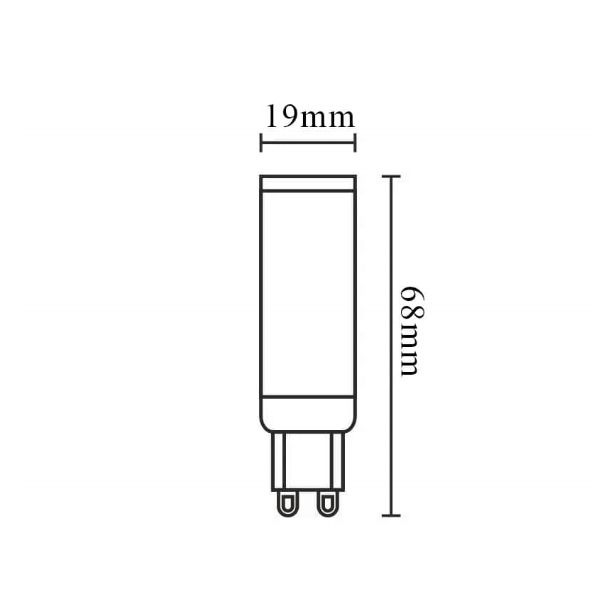 LED pritemdoma elektros lemputė G9/6W/230V 2800K