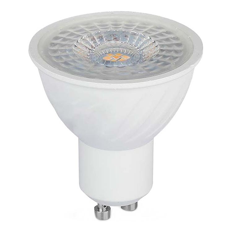 LED pritemdoma elektros lemputė GU10/6W/230V 6500K 38°