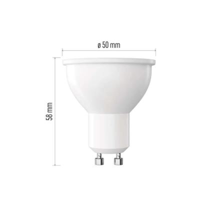 LED pritemdoma elektros lemputė MR16 GU10/7W/230V 3000K