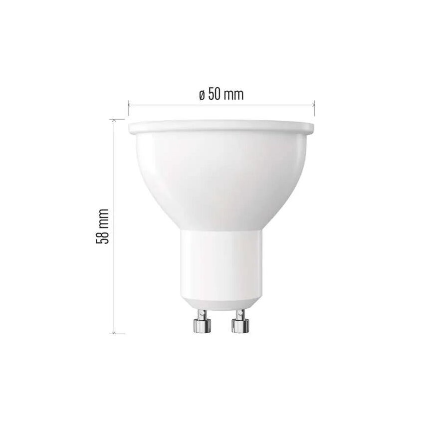 LED pritemdoma elektros lemputė MR16 GU10/7W/230V 3000K