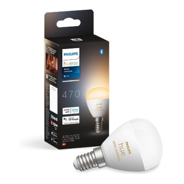 LED pritemdoma elektros lemputė Philips Hue WHITE AMBIANCE P45 E14/5,1W/230V 2200-6500K