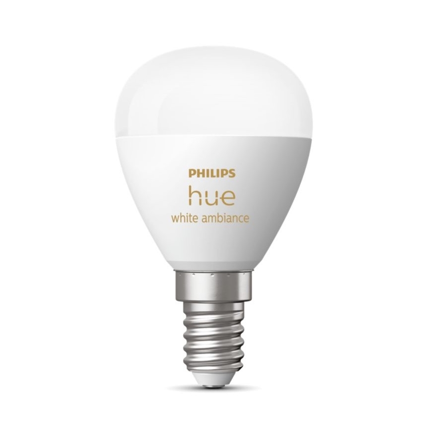 LED pritemdoma elektros lemputė Philips Hue WHITE AMBIANCE P45 E14/5,1W/230V 2200-6500K
