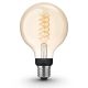 LED pritemdoma elektros lemputė Philips Hue WHITE FILAMENT G93 E27/7,2W/230V 2100K