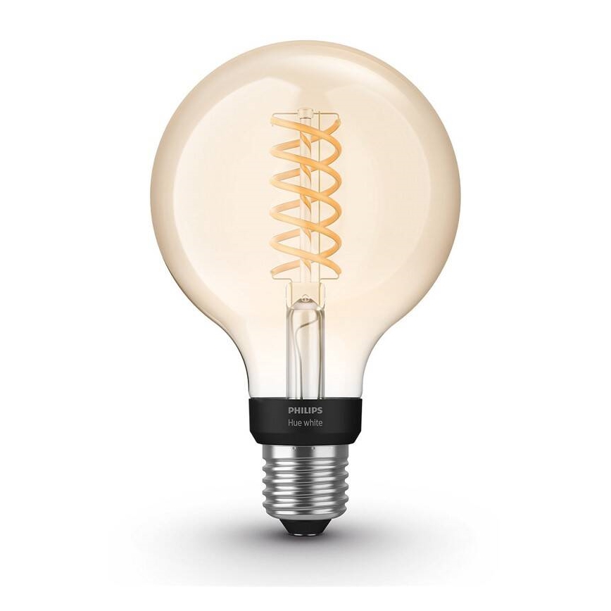 LED pritemdoma elektros lemputė Philips Hue WHITE FILAMENT G93 E27/7,2W/230V 2100K