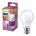 LED pritemdoma elektros lemputė Philips Warm Glow A60 B22/7,2W/230V 2200-2700K CRI 90