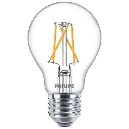 LED pritemdoma elektros lemputė Philips Warm Glow A60 B22/7W/230V 2200-2700K CRI 90
