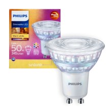 LED pritemdoma elektros lemputė Philips Warm Glow GU10/3,8W/230V 2200-2700K CRI 90