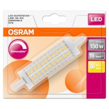 LED pritemdoma elektros lemputė R7s/17,5W/230V 2700K - Osram