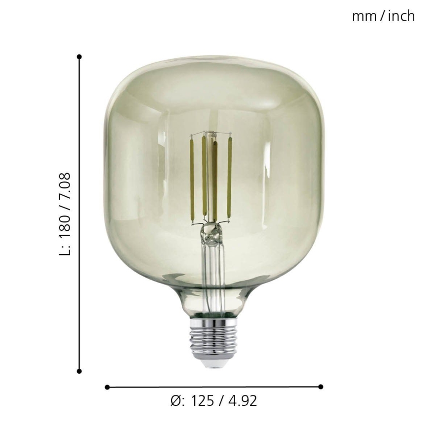 LED pritemdoma elektros lemputė VINTAGE E27/4W/230V 3000K  - Eglo 12597