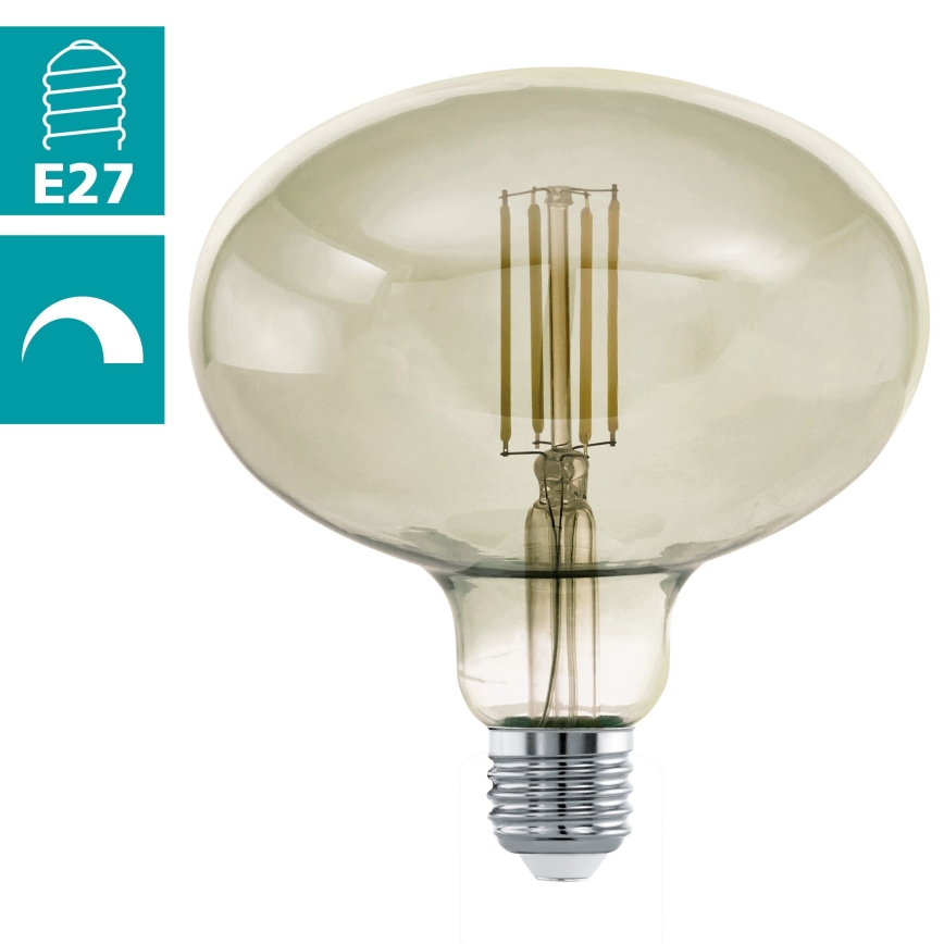 LED pritemdoma elektros lemputė VINTAGE E27/4W/230V 3000K - Eglo 12599