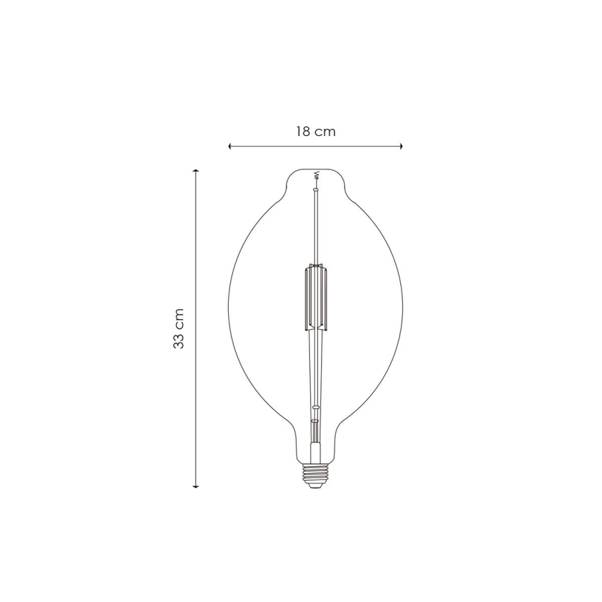 LED pritemdoma elektros lemputė VINTAGE EDISON E27/4W/230V 3000K