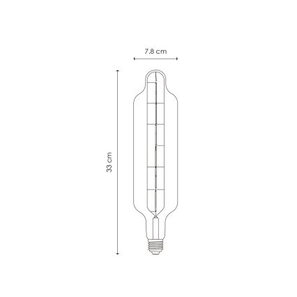 LED pritemdoma elektros lemputė VINTAGE EDISON E27/5W/230V 1800K