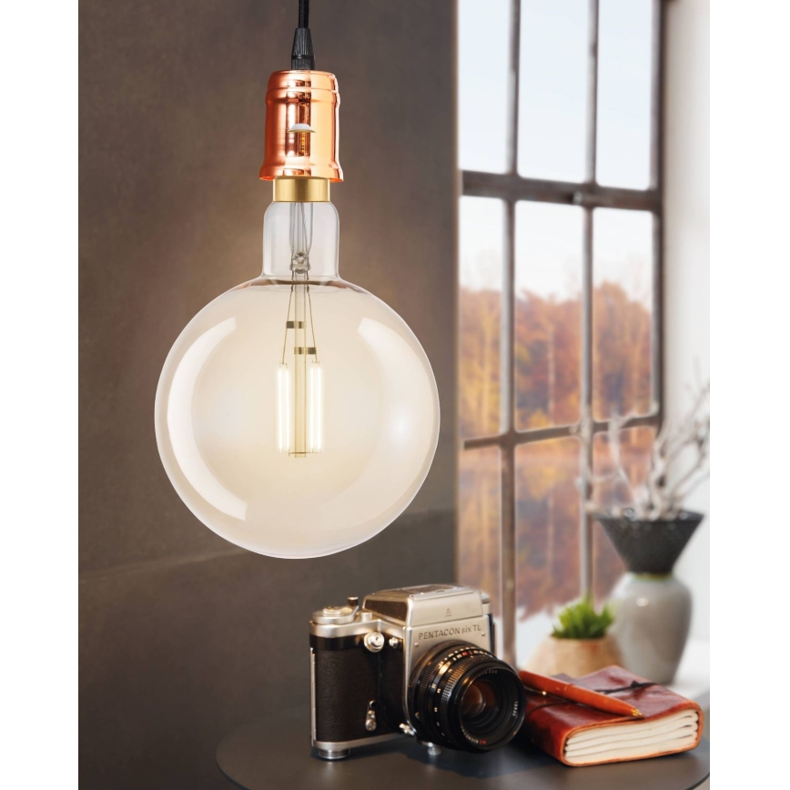 LED pritemdoma elektros lemputė VINTAGE G200 E27/4W/230V 2200K - Eglo 12593