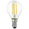 LED pritemdoma elektros lemputė VINTAGE P45 E14/4W/230V 2700K - Eglo 11754