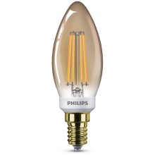 LED pritemdoma elektros lemputė VINTAGE Philips B35 E14/5W/230V 2200K
