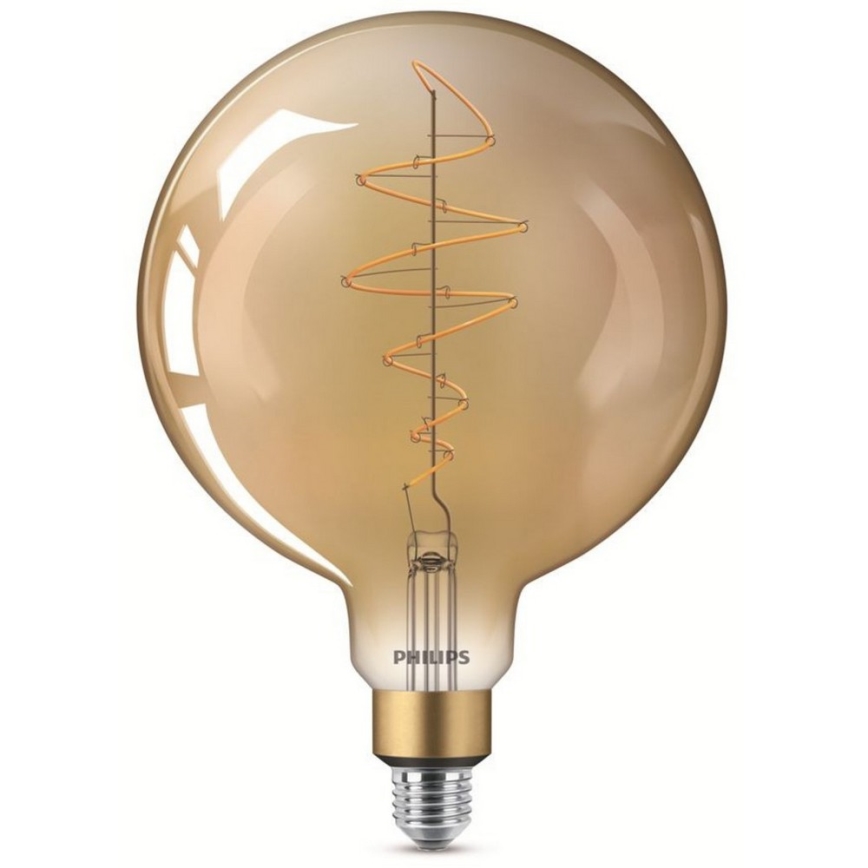 LED pritemdoma elektros lemputė VINTAGE Philips G200 E27/7W/230V 2000K