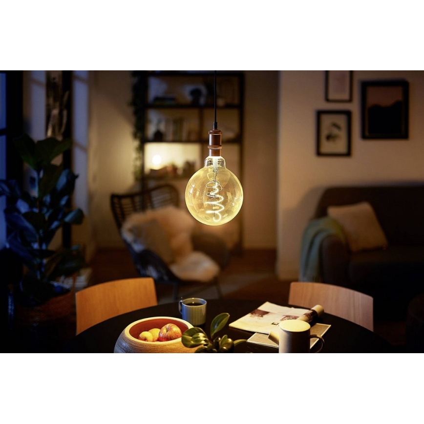 LED pritemdoma elektros lemputė VINTAGE Philips G200 E27/7W/230V 2000K