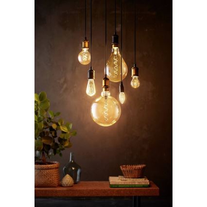 LED pritemdoma elektros lemputė VINTAGE Philips G200 E27/7W/230V 2000K