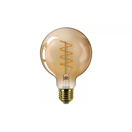 LED pritemdoma elektros lemputė VINTAGE Philips G95 E27/5,5W/230V 2200K