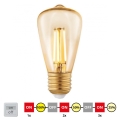 LED pritemdoma elektros lemputė VINTAGE ST48 E27/3W/230V 2200K - STEPDIMMING - Eglo 12521