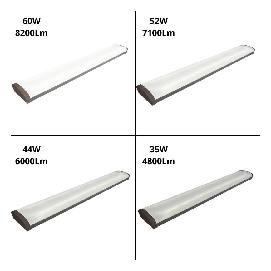 LED pritemdoma fluorescencinė lemputė LED/35W/44W/52W/60W/230V 4000K 120 cm