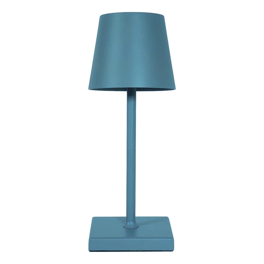 LED Pritemdoma įkraunama jutiklinė stalinė lempa LED/3,5W/5V 5200mAh mėlyna