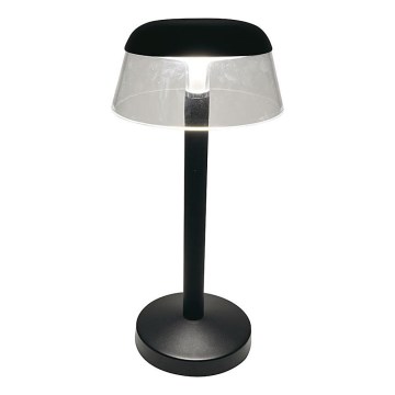 LED Pritemdoma įkraunama jutiklinė stalinė lempa LED/3W/5V 3000-6000K 1800 mAh juoda