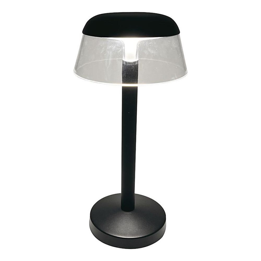LED Pritemdoma įkraunama jutiklinė stalinė lempa LED/3W/5V 3000-6000K 1800 mAh juoda