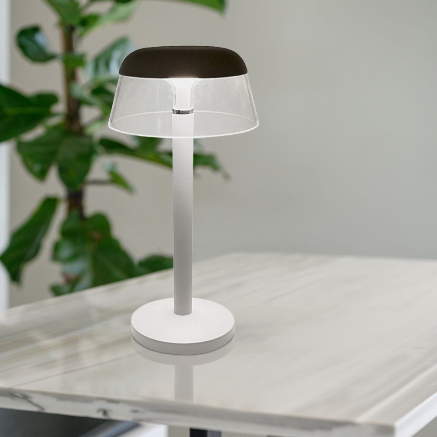 LED Pritemdoma įkraunama jutiklinė stalinė lempa LED/3W/5V 3000-6000K 1800 mAh balta