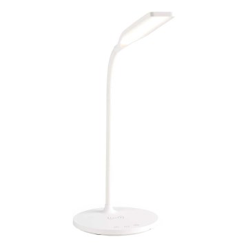 LED pritemdoma jutiklinė lanksti stalinė lempa su 15W belaidžiu įkrovimu Qi LED/5,5W/230V 2700-6500K balta