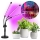 LED Pritemdoma lanksti stalinė lempa augantiems augalams VITARO 3xLED/10W/230V juoda