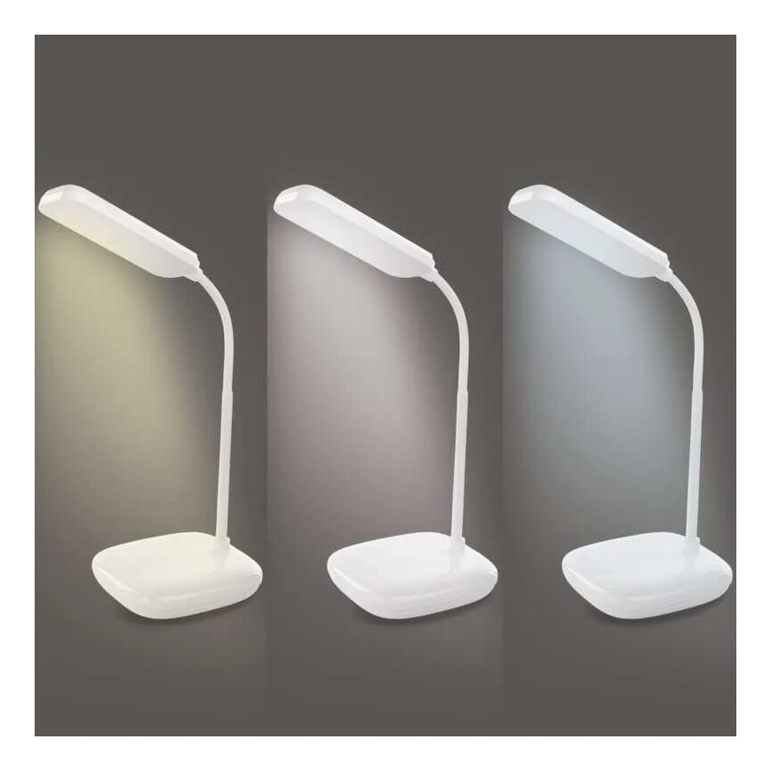 LED Pritemdoma lanksti stalinė lempa LED/12W/230V 3000K/4000K/6500K balta