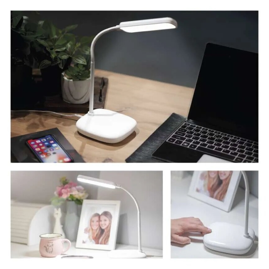 LED Pritemdoma lanksti stalinė lempa LED/12W/230V 3000K/4000K/6500K balta