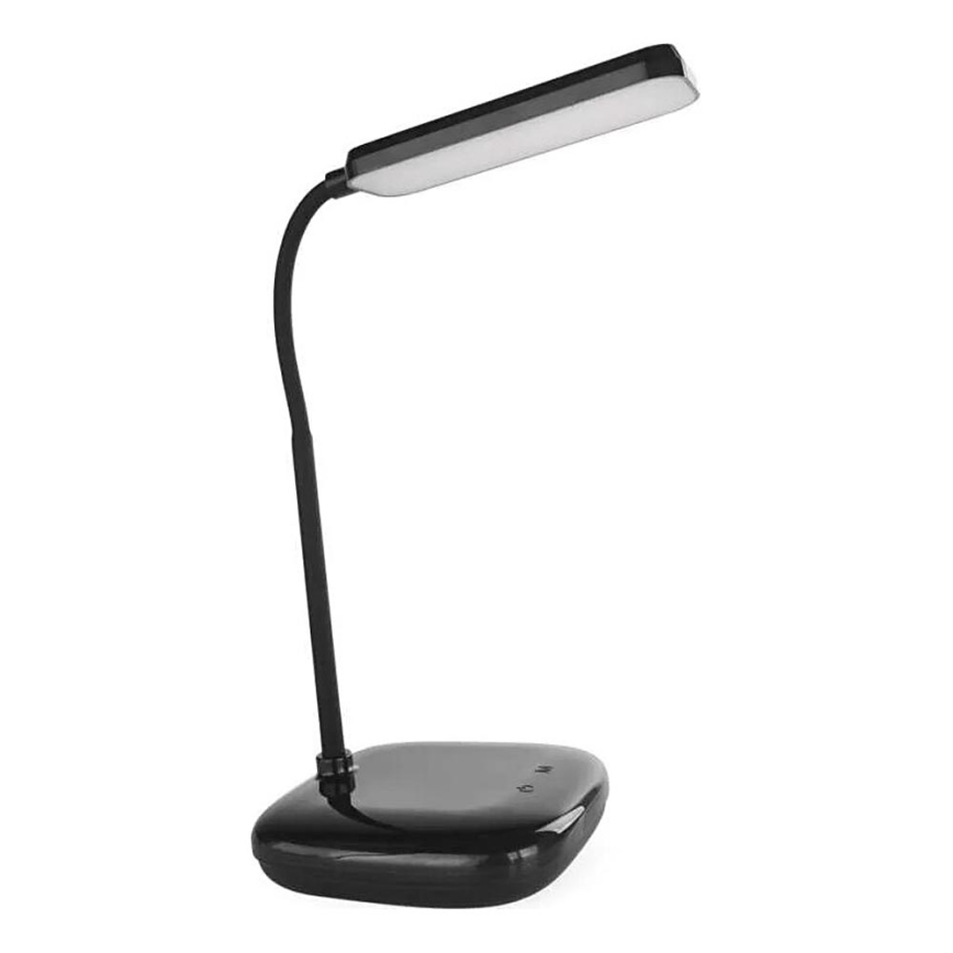 LED Pritemdoma lanksti stalinė lempa LED/12W/230V 3000K/4000K/6500K juoda