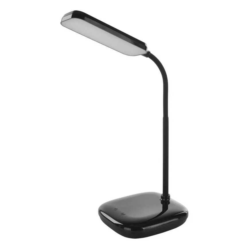 LED Pritemdoma lanksti stalinė lempa LED/12W/230V 3000K/4000K/6500K juoda