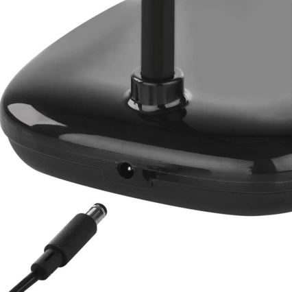 LED Pritemdoma lanksti stalinė lempa LED/12W/230V 3000K/4000K/6500K juoda