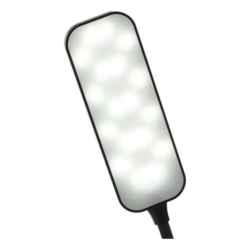 LED Pritemdoma lanksti stalinė lempa LED/12W/230V 3000K/4000K/6500K juoda